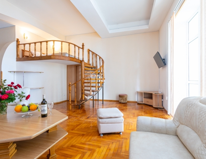 Люкс 2-местный 1-комн. дуплекс корп.Лазурный - Отель «Страна души» Сухум